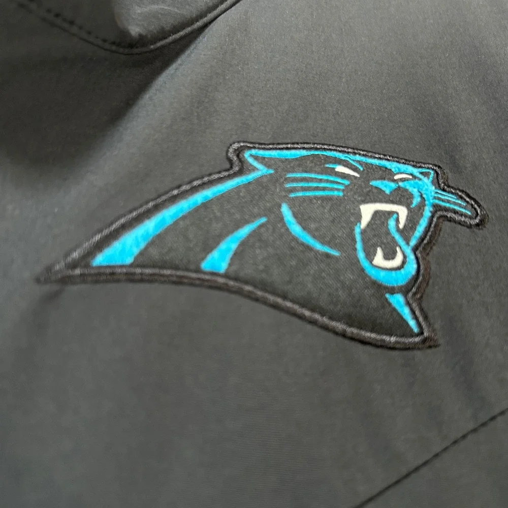 Carolina Panthers Nike Pullover 1/4 Zip Mens XL Black Sporty Athleisure